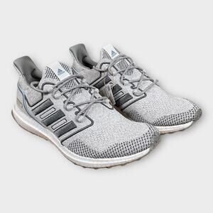 adidas Men's Ultraboost 1.0 Running Shoe, Grey Four/Wonder Blue, 12M US